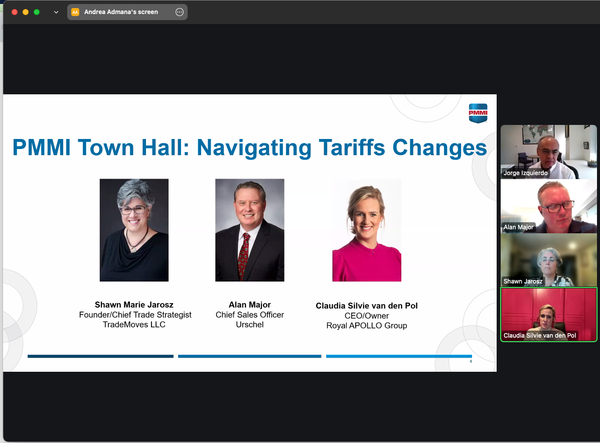 PMMI&rsquo;s Town Hall: Navigating Tariff Changes Speakers