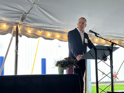 David Booth, President and CEO of TCCA, kicked off the opening day by explaining the company's growth strategy in the ice cream space.