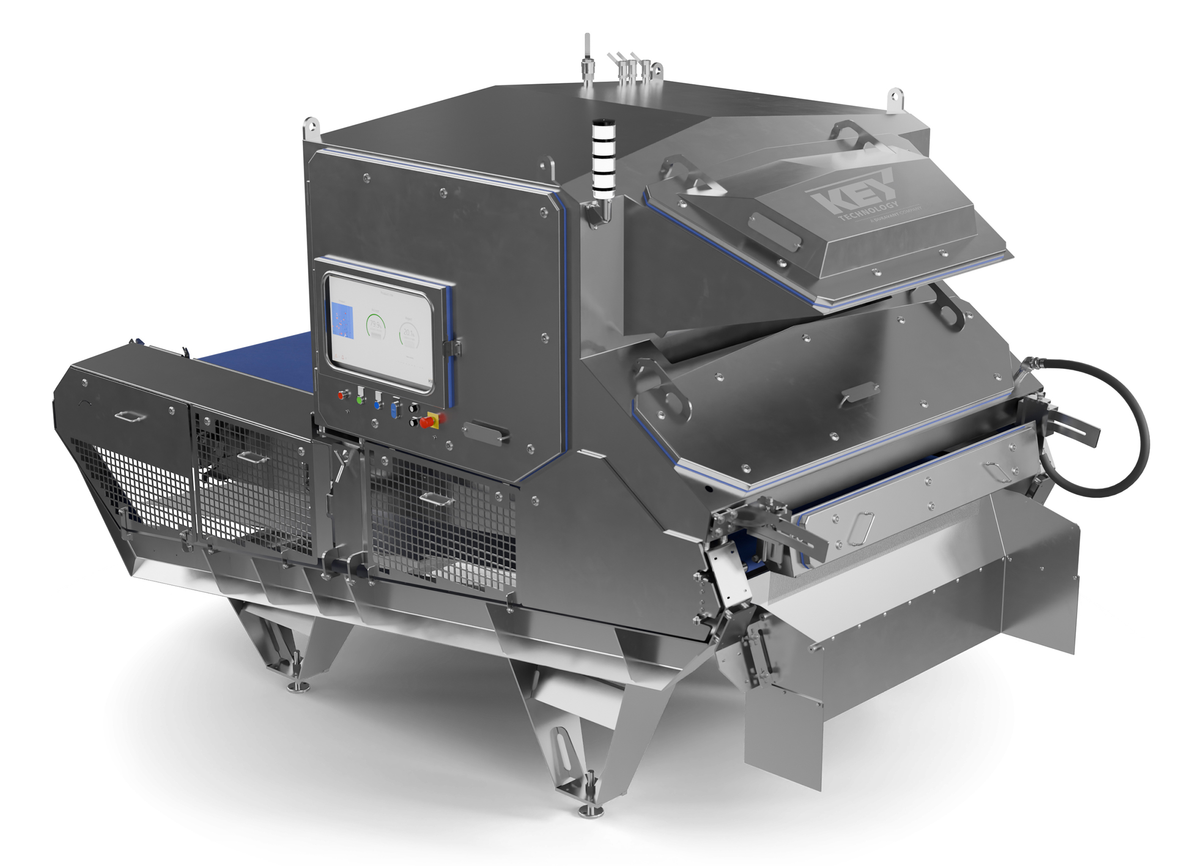 COMPASS belt-fed optical sorter from Key Technology