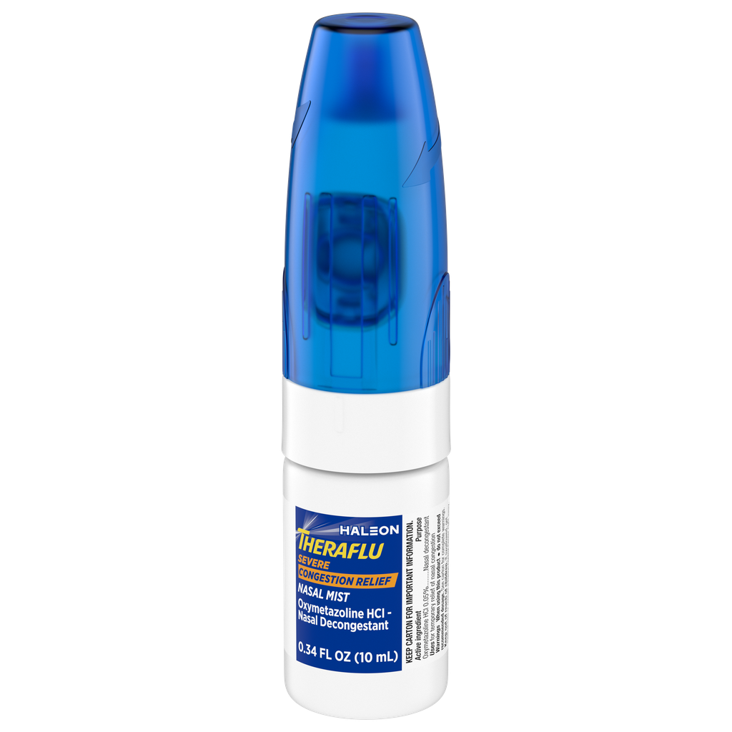 Theraflu Nasal Mist Side-Actuated Nasal Spray from Haleon