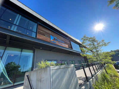 As part of OpX Leadership Network's summer meeting, we went to Boston Dynamics. I was either feeling artistic or I was falling over when I took this photo.