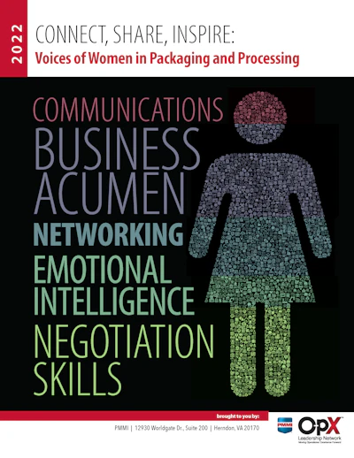 Spectrum leadership chose 'Voices of Women in Packaging and Processing' out of OpX's 22 available work products.
