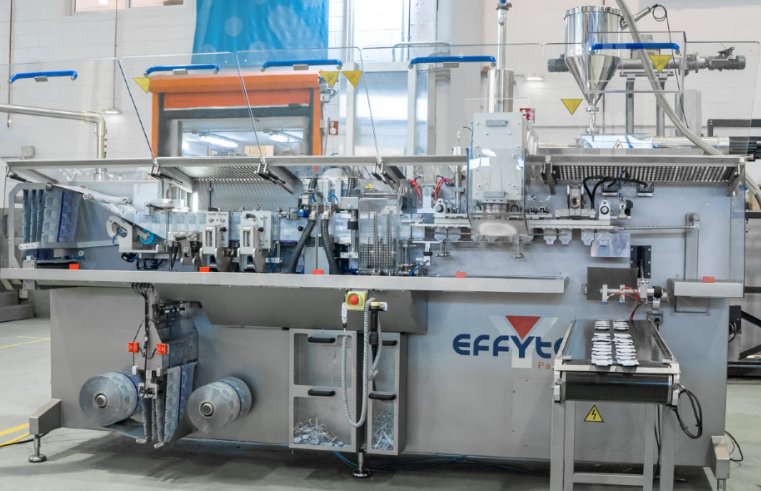 The Effytec USA Model HB 15 HFFS pouch machine