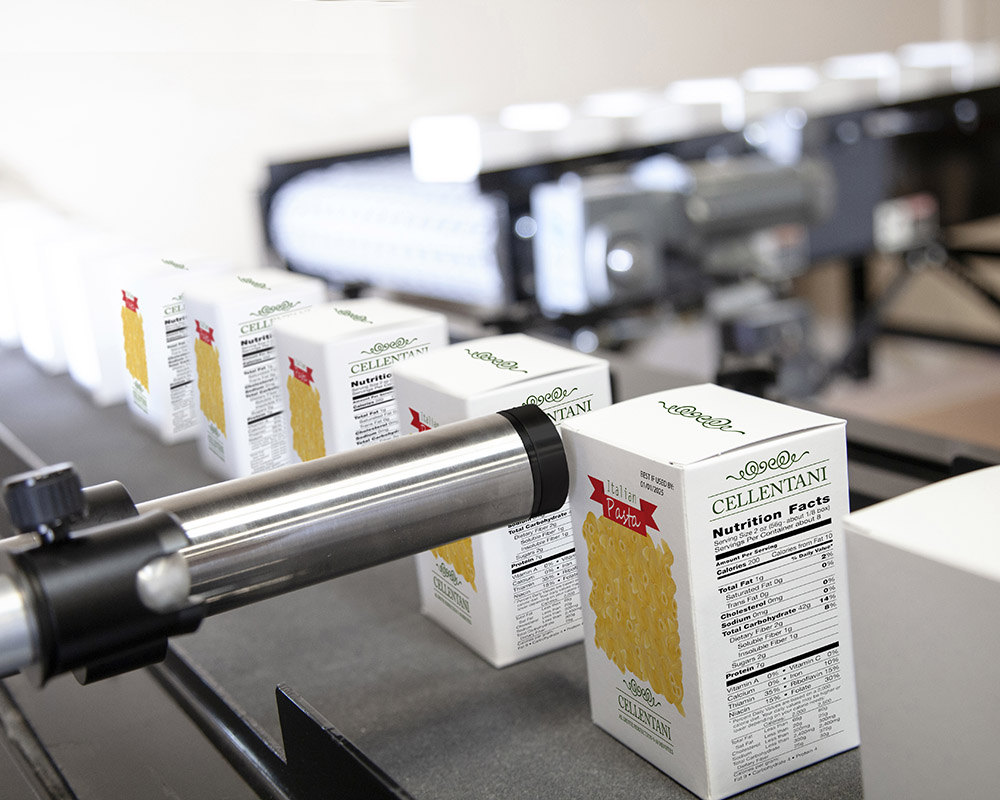 Matthews Marking Systems' MPERIA Axian Inkjet AX1000 marking on production line