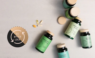 Great Earth&rsquo;s full supplement line now features molded fiber screw caps developed with Blue Ocean Closures, replacing plastic across more than 70 products.