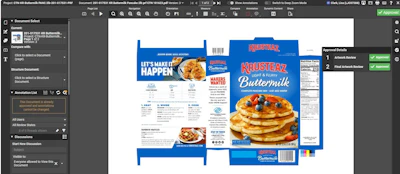 Krusteaz teams manage artwork approvals through WebCenter&rsquo;s centralized platform, which tracks every task and ensures each packaging design meets brand and regulatory standards.