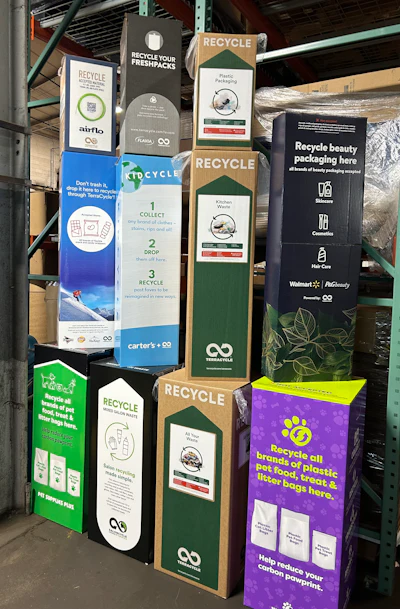 TerraCycle offers a range of Zero Waste Boxes for purchase online by individuals and groups that can be used to collect hard-to-recycle materials such as coffee capsules and flexible packaging.