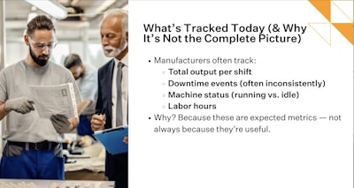 Many organizations chase metrics simply because they can be collected, or because they are perceived as necessary—what Garrison called, the 'supposed to' data.