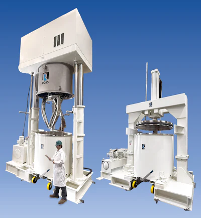 The ROSS DPM-750 Large-Capacity Double Planetary Mixer for Highly Viscous Materials