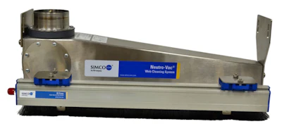 Simco-Ion Neutro-Vac Web Cleaning System
