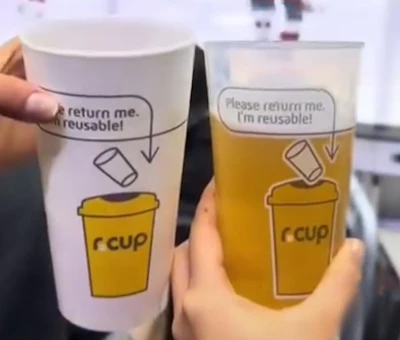 According to Martin, r.World switched to 'ugly' cups to ensure venue-goers would be more likely to return them, rather than bringing them home.