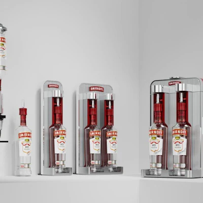 The Everpoursystem replaces single-use 70cl glass bottles with stainless steel kegs available in 5 or 20 liter formats.