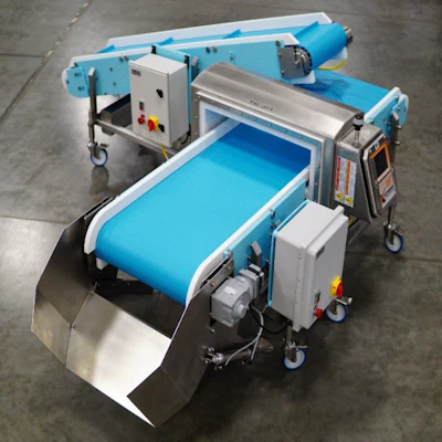 Dynamic Conveyor's metal detection for meat applications.