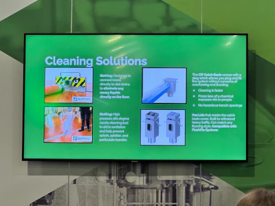 Installing drainage-cleaning solutions now can help facilities avoid costly, often crippling downtime later.