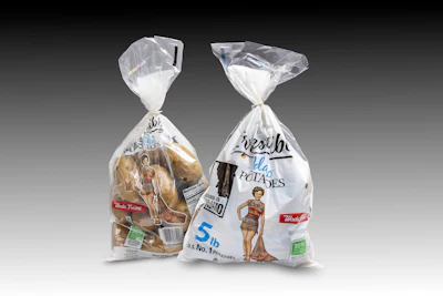 30% Food Contact Post Consumer Recycled (pcr) Resin For 5 Lbs And 10 Lbs Potato Bags