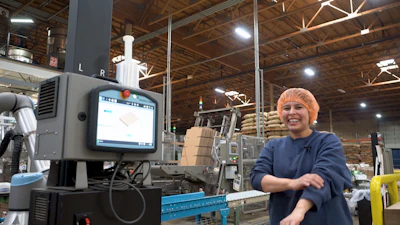 With cobot palletizing handling repetitive stacking tasks, employees at the coffee co-packing facility have moved into more skilled roles while enjoying safer, less physically demanding work.