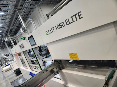 Colbert&rsquo;s latest equipment installation - an Eterna ECUT 1060 Elite blanking die cutter.