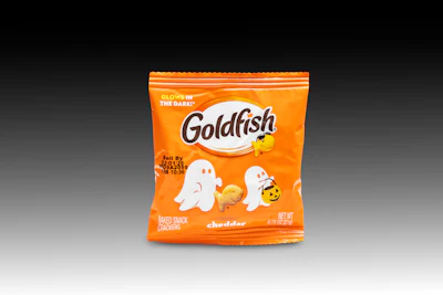 Goldfish® Halloween Cheddar Flavor With Glow In The Dark Ink