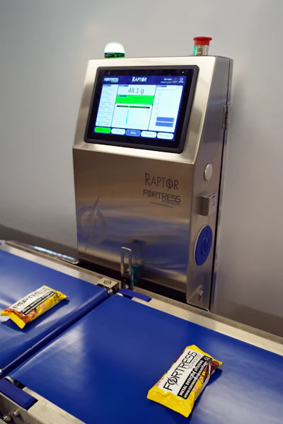 The Raptor Flex clearly displays live performance data, batch statistics and KPIs to ensure product quality is maintained.