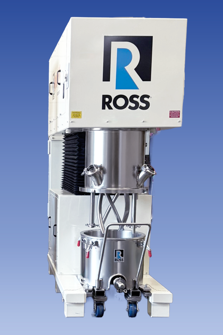 The ROSS PDDM-10 Planetary Dual Disperser delivers advanced pilot-scale processing flexibility.