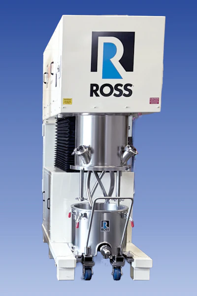 The ROSS PDDM-10 Planetary Dual Disperser delivers advanced pilot-scale processing flexibility.