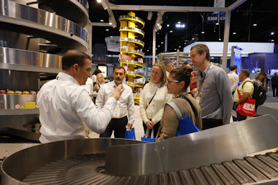 Scene from the show floor at PACK EXPO International 2024.