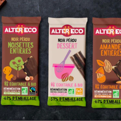 The packaging offers high-barrier protection against moisture and grease, and is reported to be recyclable through the paper waste stream where infrastructure is available.